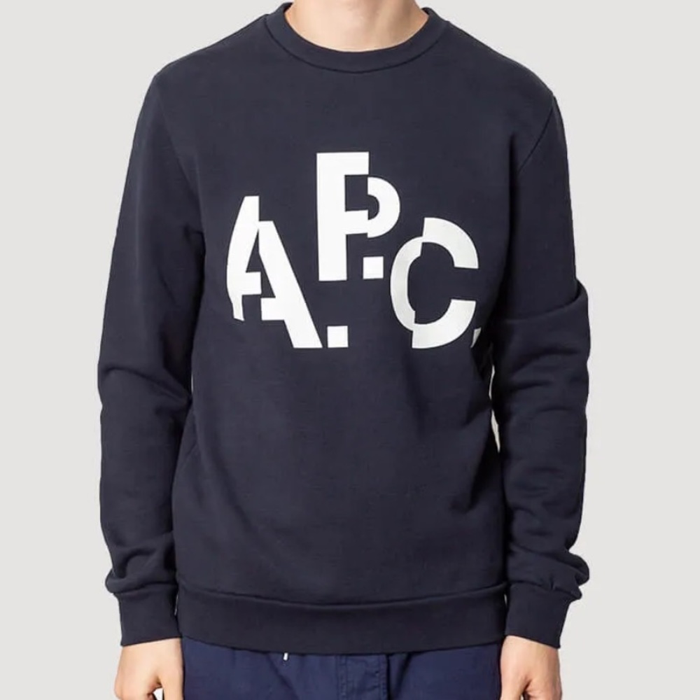 A.P.C. Sweat Decale - Dark Navy